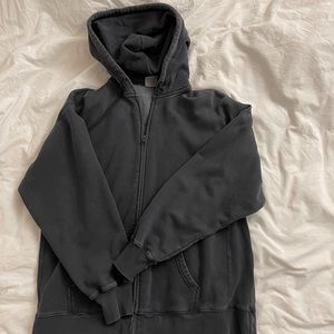 Aritzia TNA oversized boyfriend zip-up in a size 2
